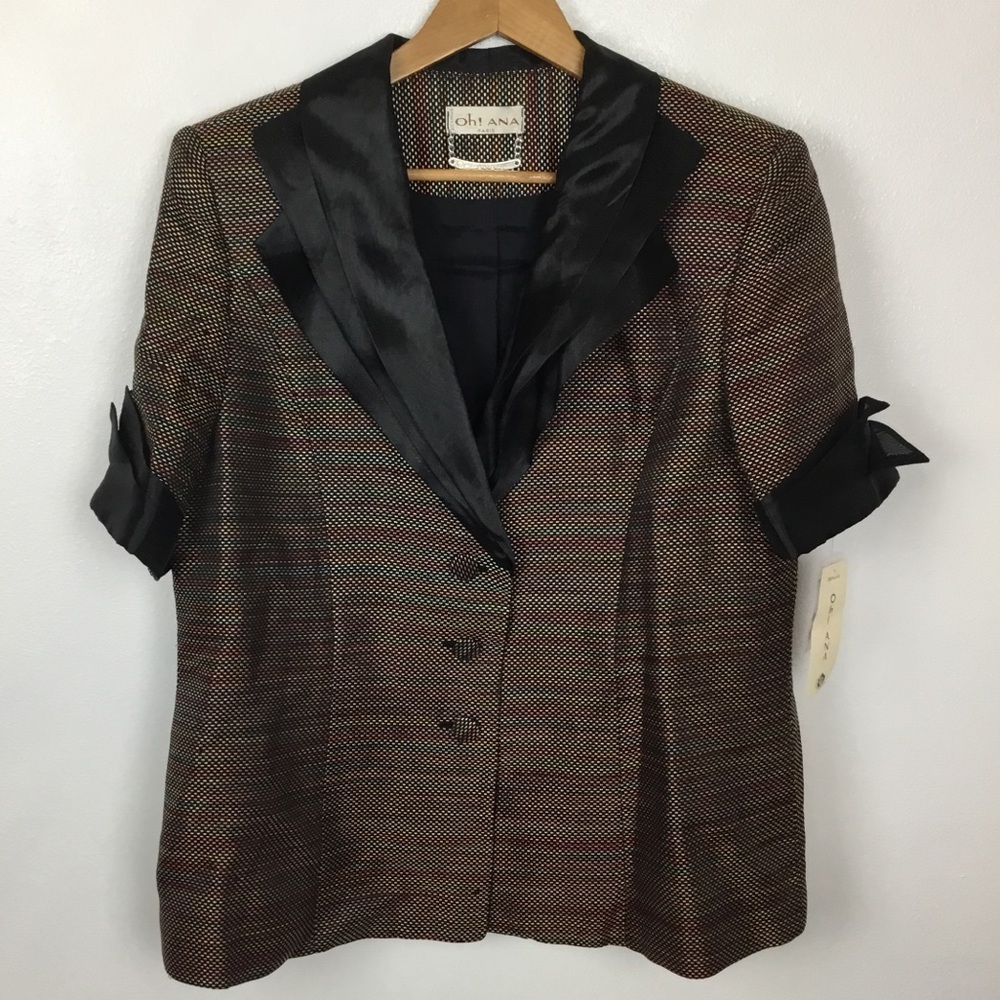 NWT Oh! ANA Paris Made in France PETULA Blazer Size 48(M/L)
